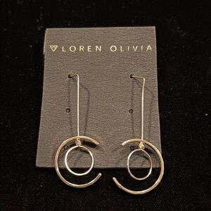 Gold Spiral Earrings